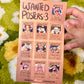 Silly Wanted Posters sticker Sheet - Vinyl Waterproof
