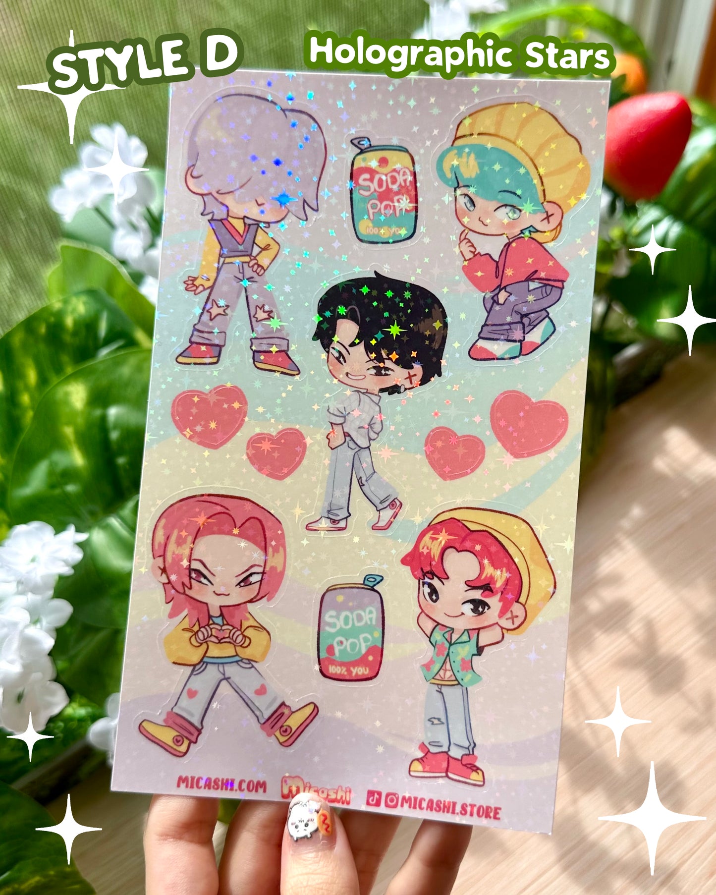 Kpop Vinyl Sticker Sheets!
