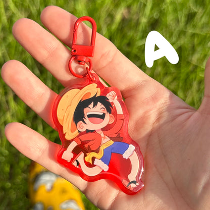 Pirates keychains epoxy acrylic double sided! :D