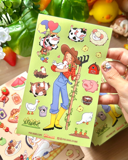 Farm core ! 🚜  Anthony Cute Sticker sheet!
