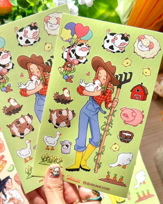 Farm core ! 🚜  Anthony Cute Sticker sheet!