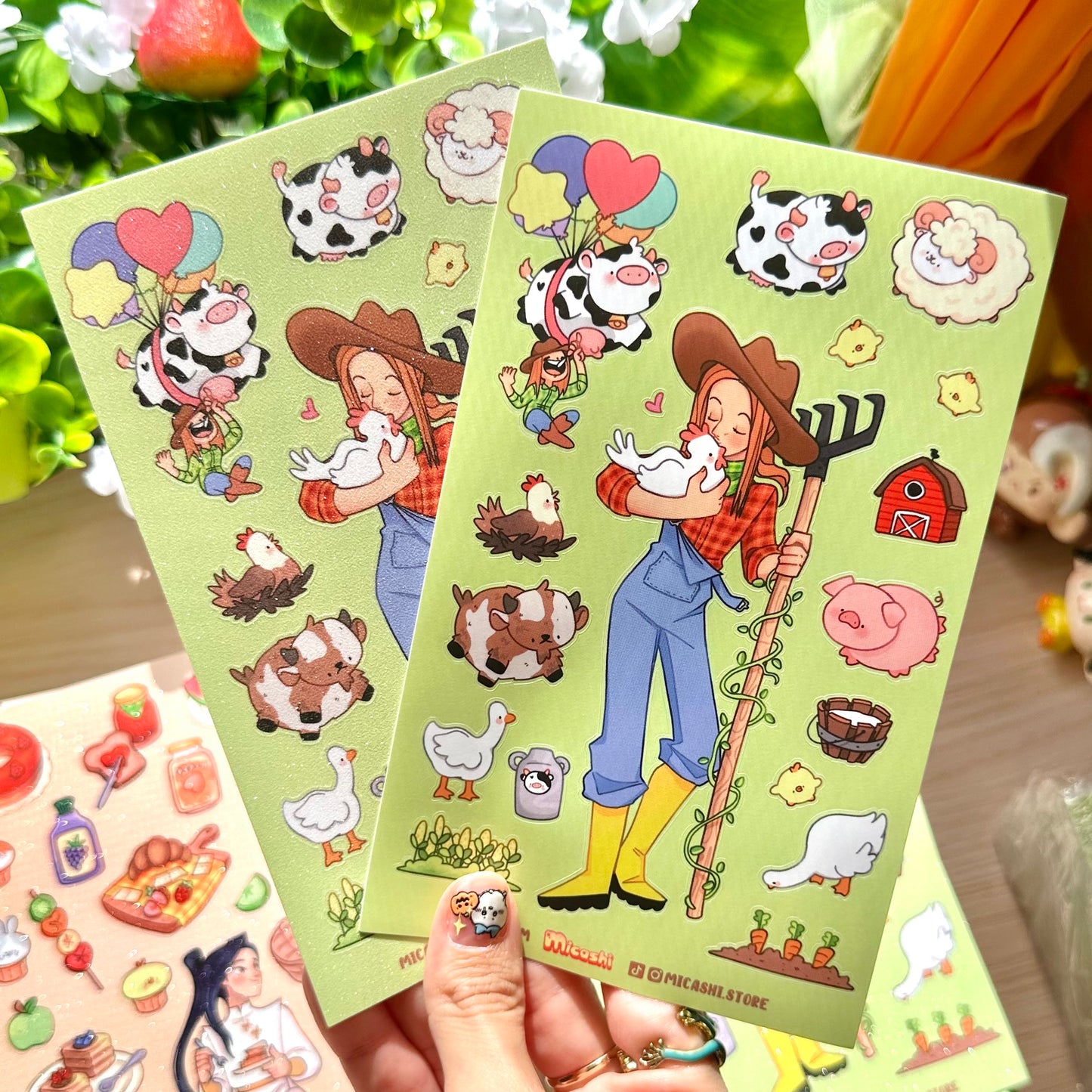 COMPILATION Original Characters vinyl Sticker sheets!