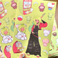Gachapon Visual Kei Cute Sticker sheet!! 🎸 Hiroshi!