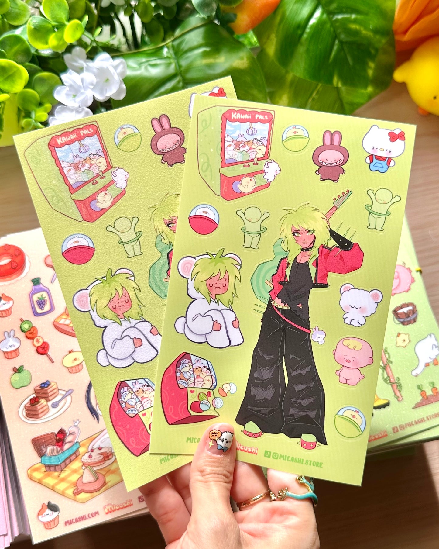 COMPILATION Original Characters vinyl Sticker sheets!