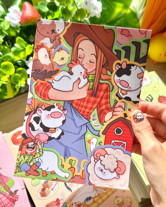 Farm core Art Print! ! 🚜  Anthony!