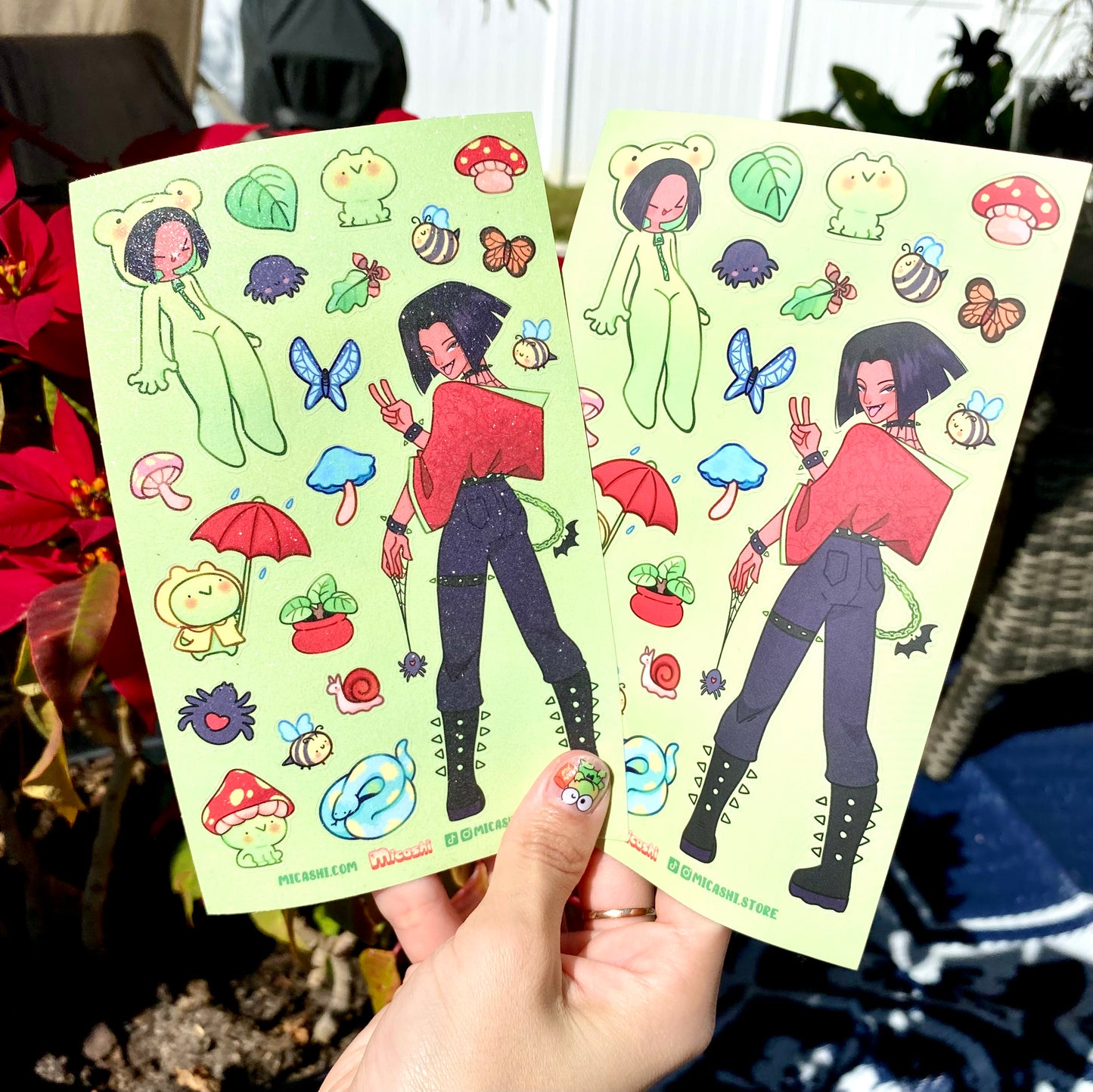 COMPILATION Original Characters vinyl Sticker sheets!