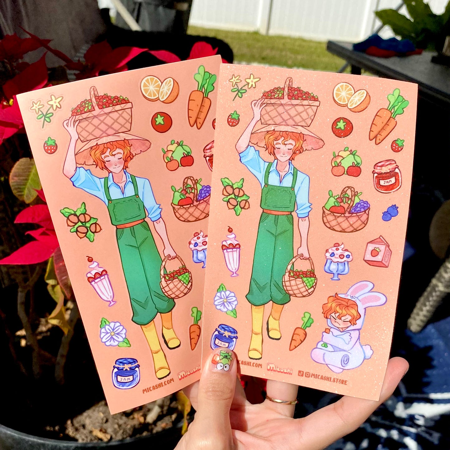 COMPILATION Original Characters vinyl Sticker sheets!