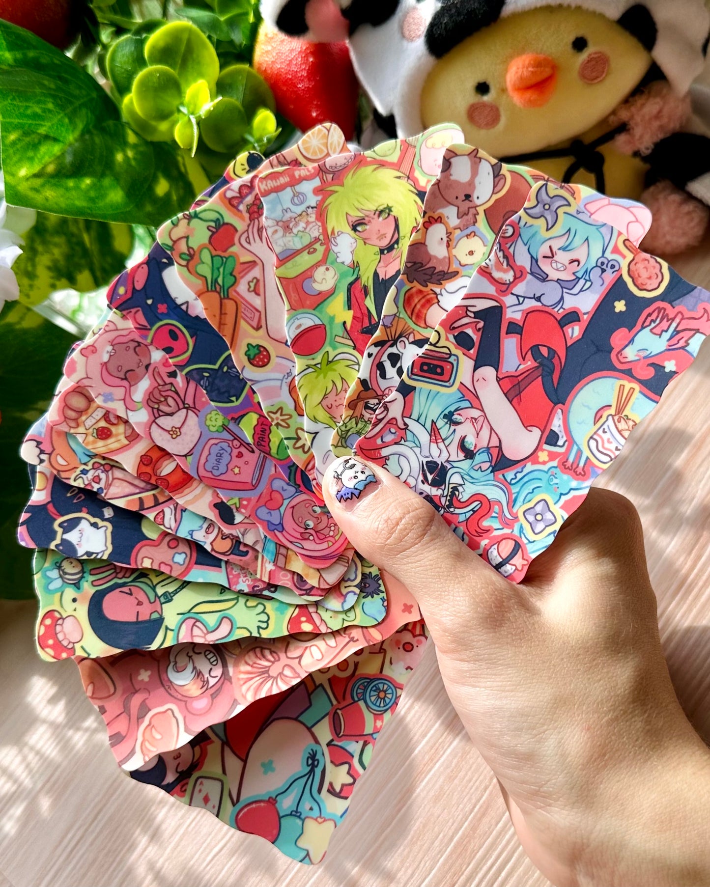 Cute Original Characters stickers pack - Vinyl matte