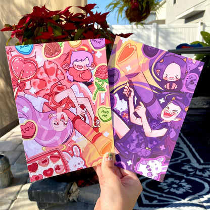 Valentine's day Cupids 💗💔 Duo Art Prints