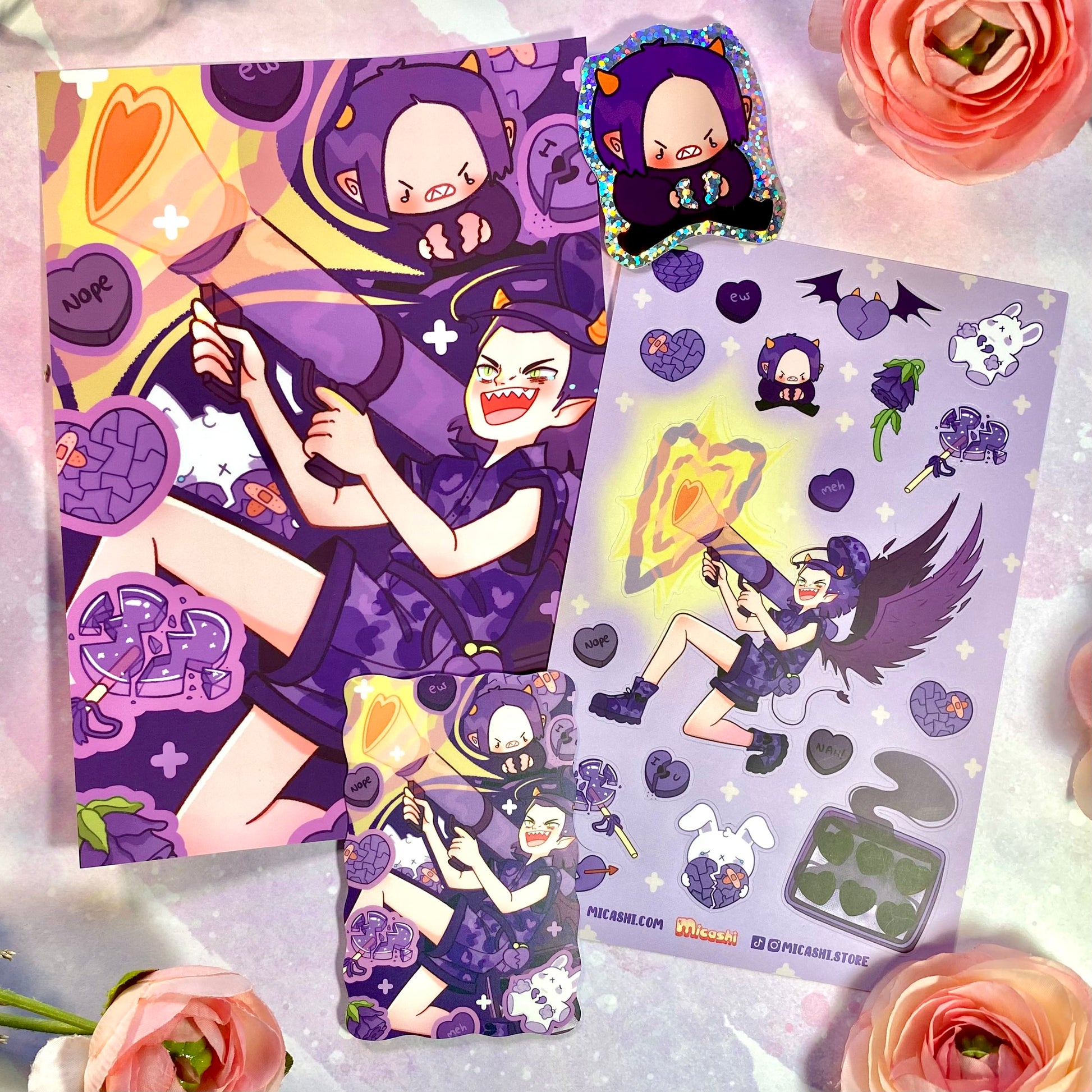 Valentine's day Cupids V.2 Cute sticker sheets! Micashi Store Valentine's day Cupids V.2 Cute sticker sheets! Micashi Store