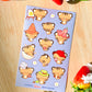 Cute Tiger Vinyl Sticker sheet!! 🐅