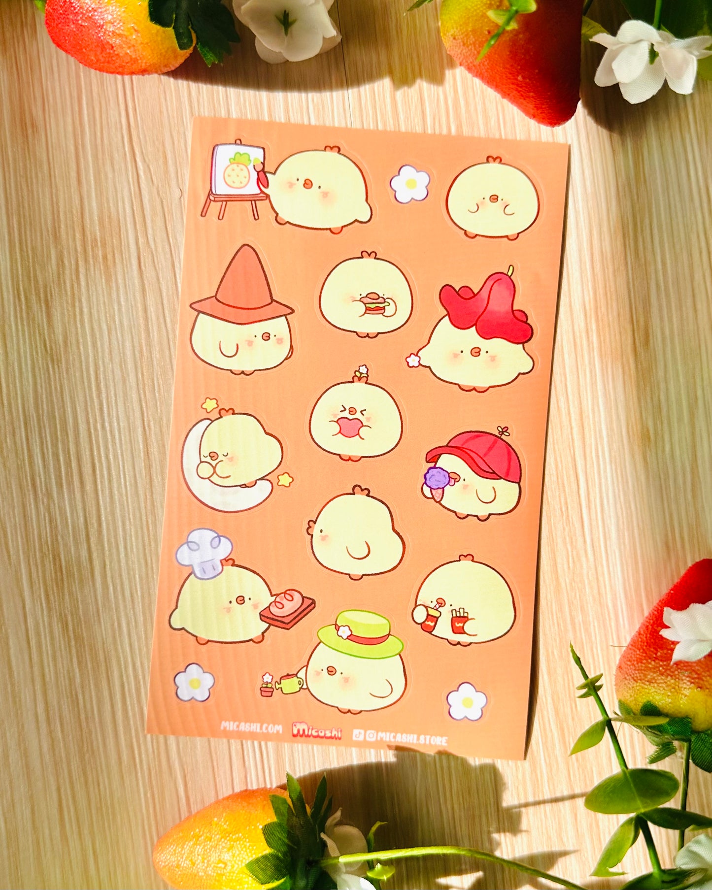 Roundi Pipa 💛 Vinyl Sticker sheet!!