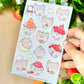 Cute Wolf 🐺 Vinyl Sticker sheet!!