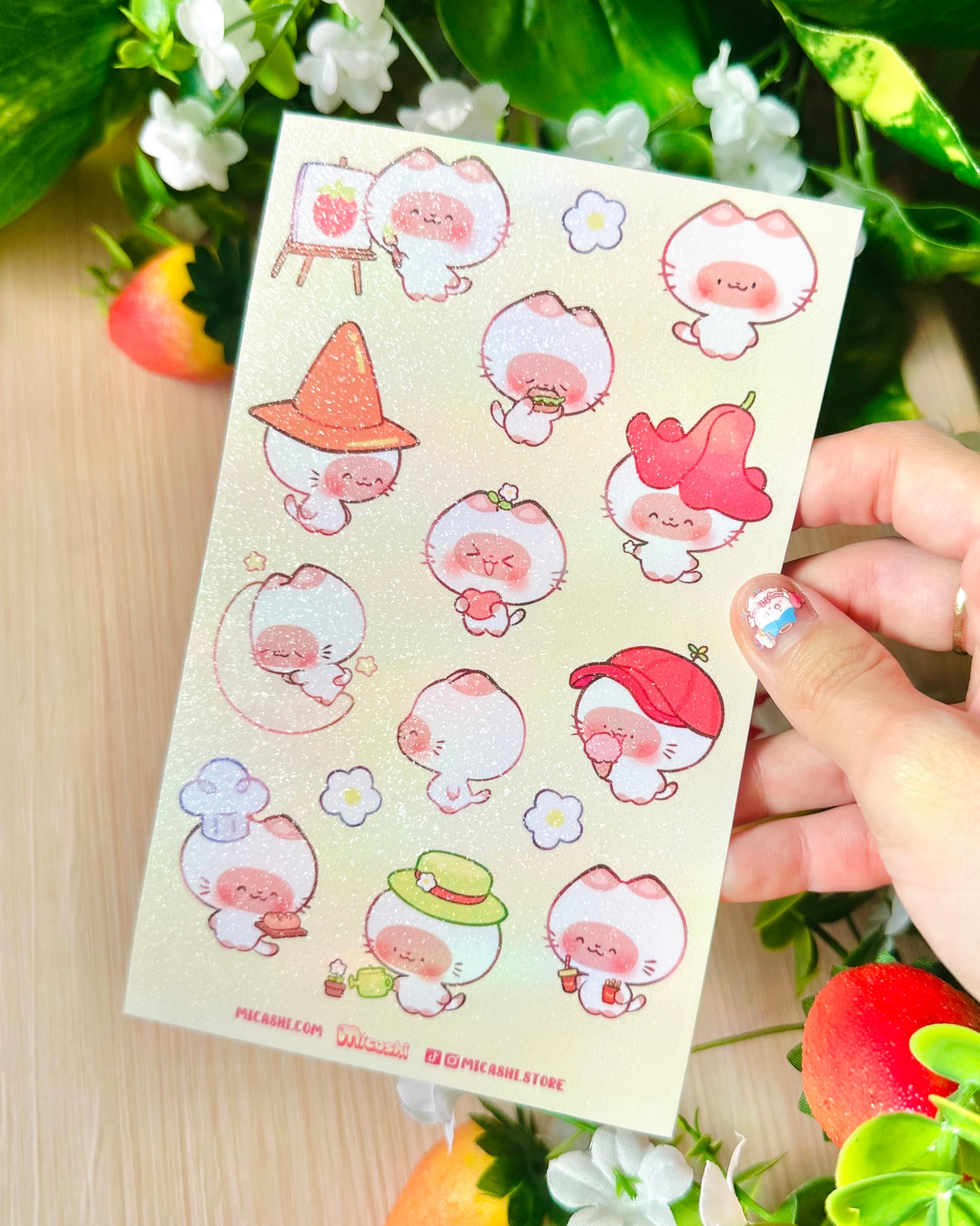 Siamese kitty - Vinyl Sticker sheet!!