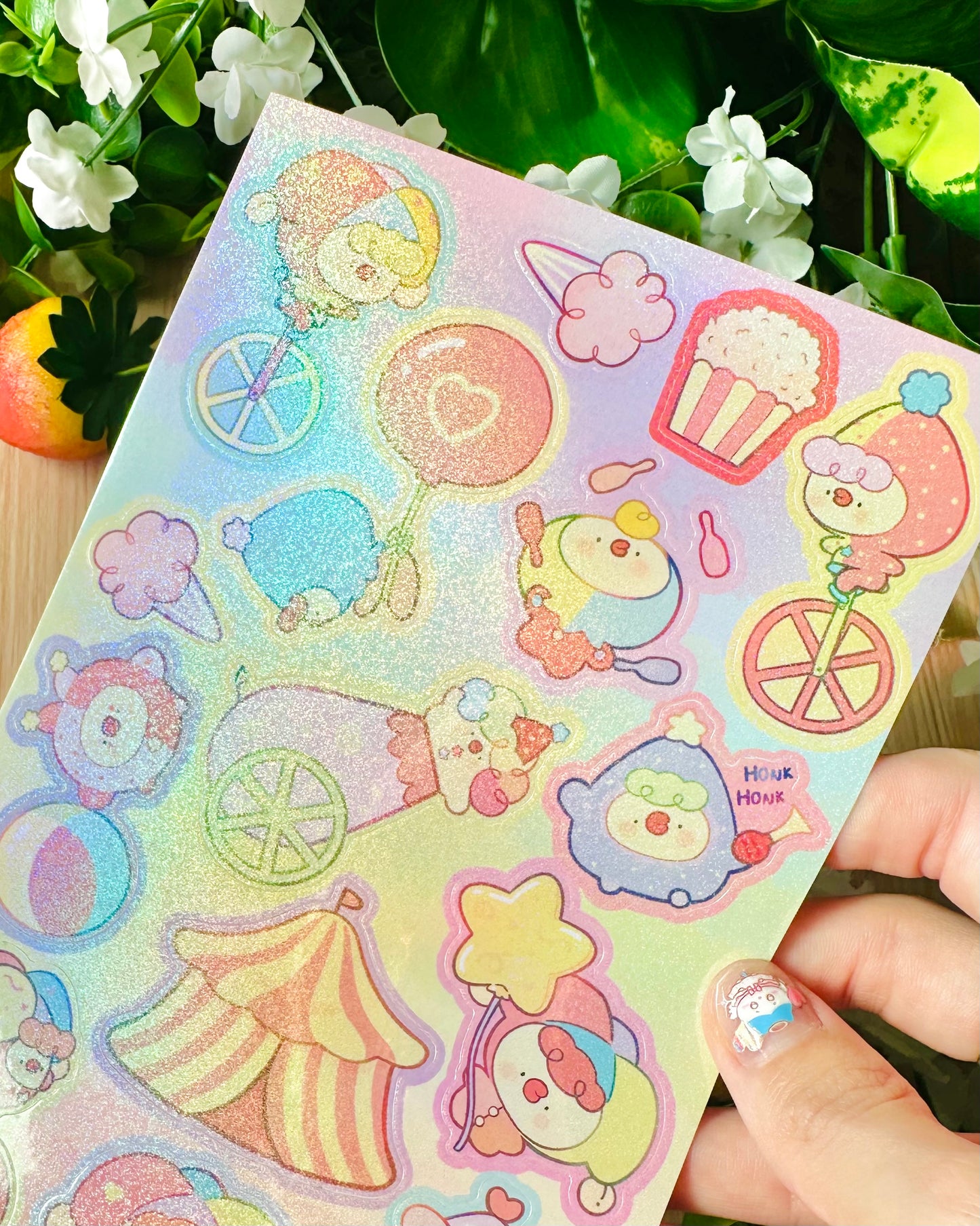 Pipayasitas Circus Pipa Vinyl sticker Sheet