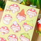 Cute Mushroom 🍄 Vinyl Sticker sheet!!