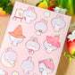 Cute Bunny 🐇  Vinyl Sticker sheet!!