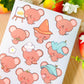 Cute Mouse 🐀  Vinyl Sticker sheet!!