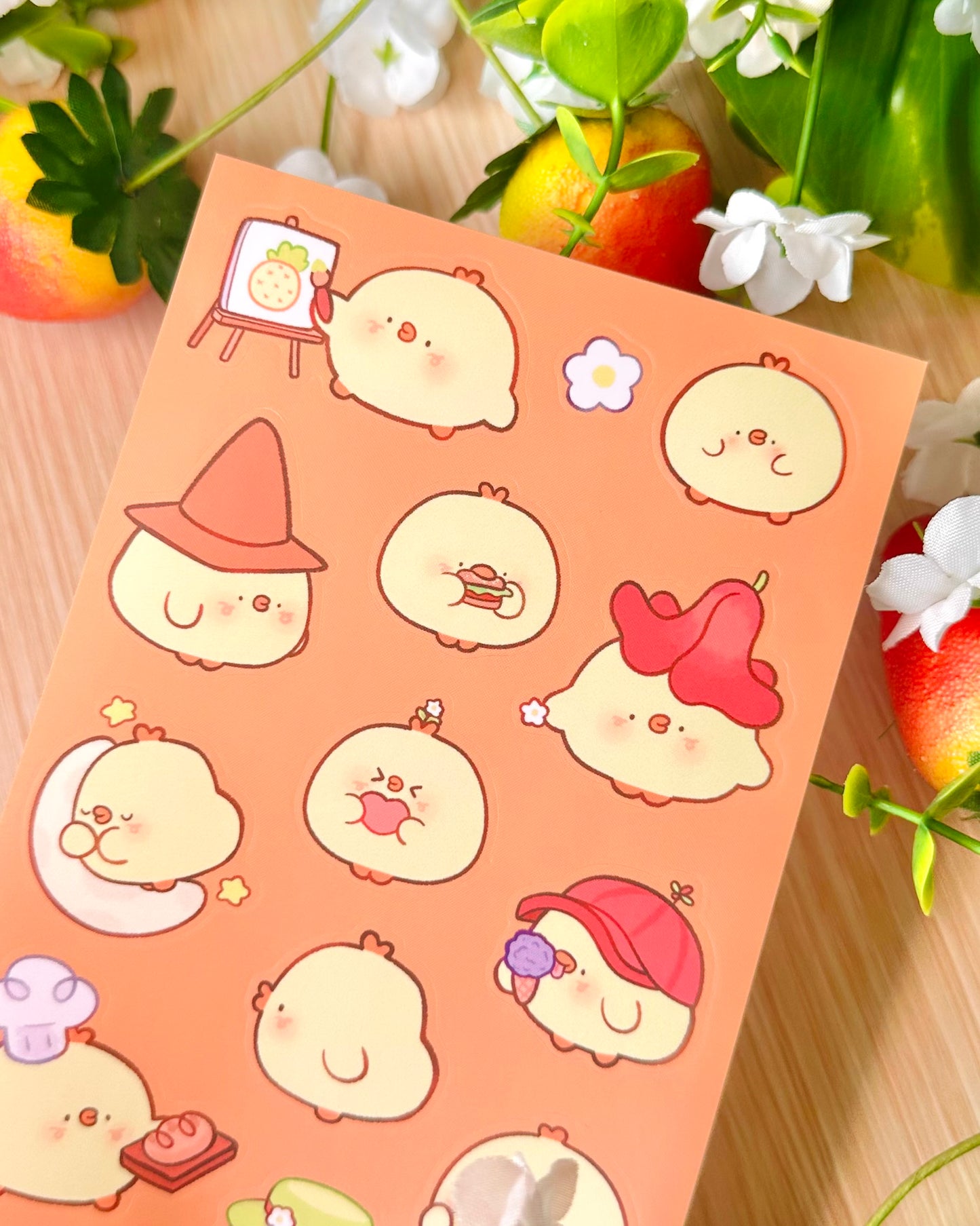 Roundi Pipa 💛 Vinyl Sticker sheet!!