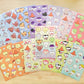 COMPILATION Kawaii Pals Vinyl Sticker sheets !!