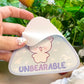 Cute Bear- Beware! I'm Unbearable!  - Vinyl Semi gloss Sticker