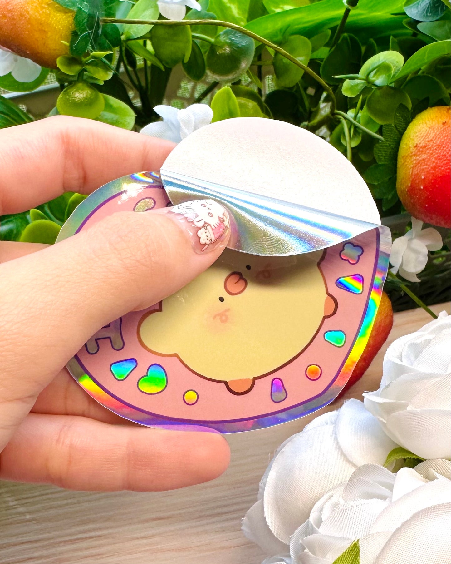 Pipa - I Love You ! - Holographic vinyl Sticker