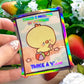 I need 6 months of vacations ... twice a year - Funny long Pipa vinyl holographic Sticker