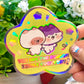 You are the reason I smile everyday! remake - Cute holo kittens Sticker