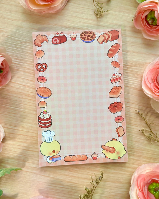 Bakery Pipa Memo pad | Cute stationery