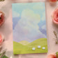 Peaceful field Memo pad | Cute stationery