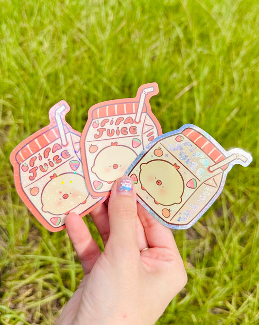 Pipa Juice vinyl sticker