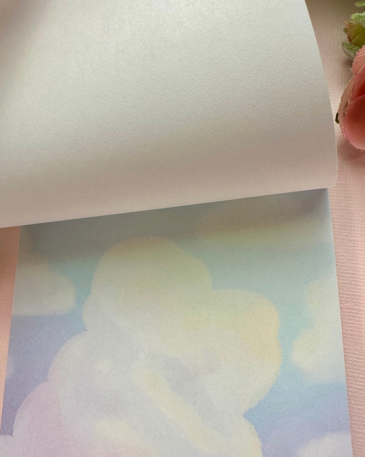 Peaceful field Memo pad | Cute stationery