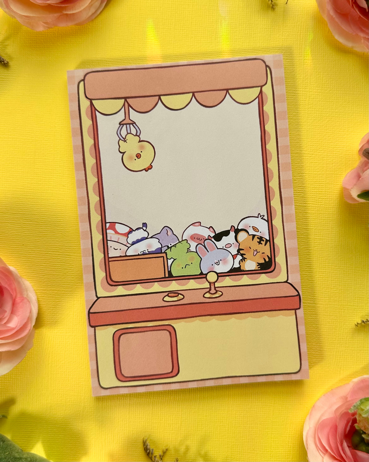 Claw Machine Memo pad | Cute stationery