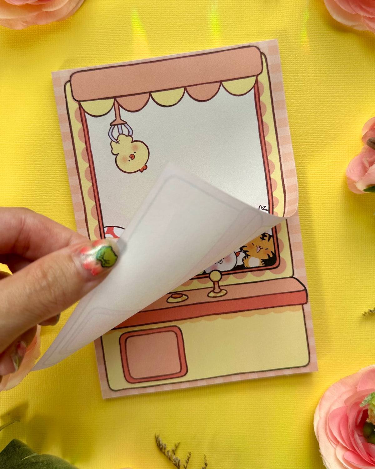 Claw Machine Memo pad | Cute stationery