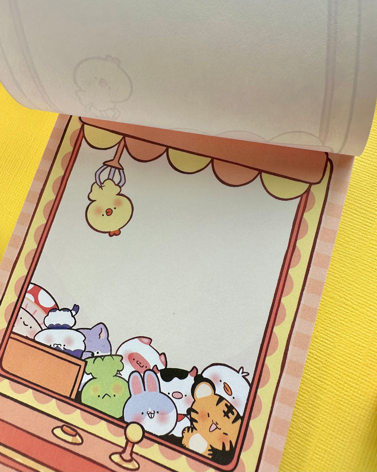 Claw Machine Memo pad | Cute stationery