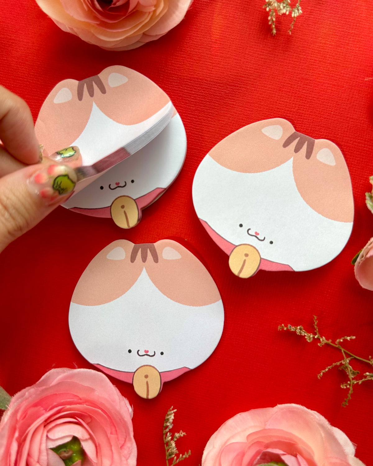 Festival Cat Sticky Notes | Cute stationery