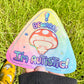 Beware! I'm Autistic! Vinyl sticker - Glitter Dots Holographic