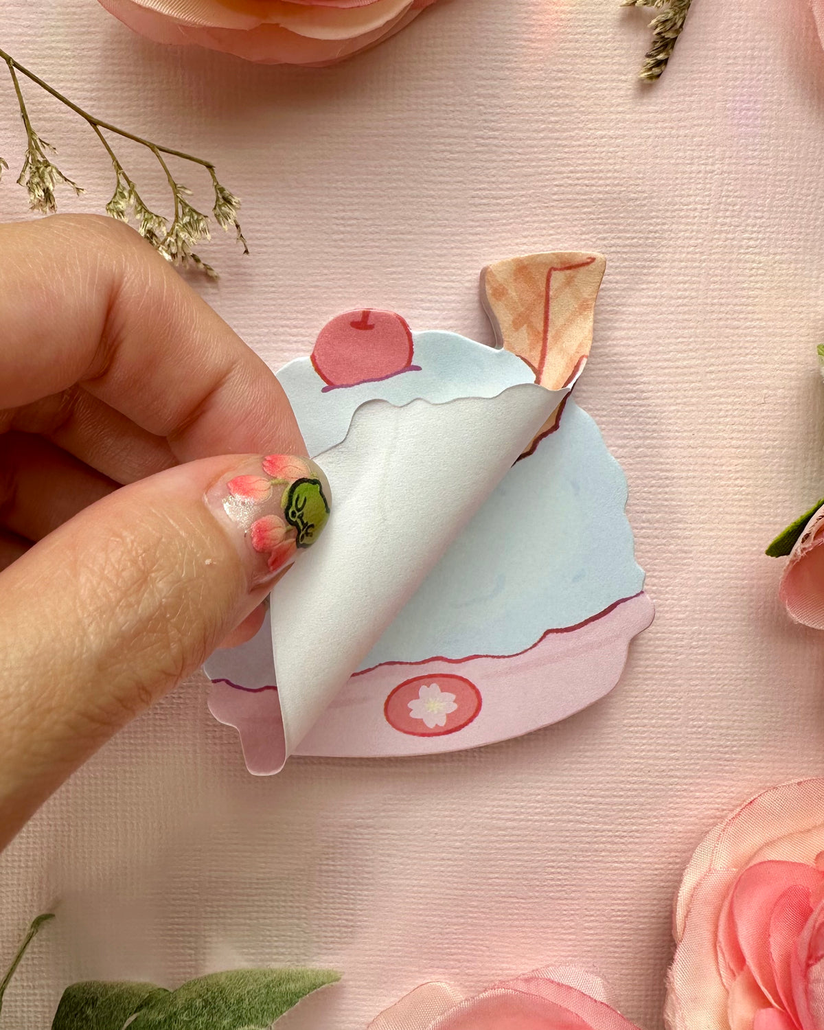 Ice Cream Sticky Notes | Cute stationery