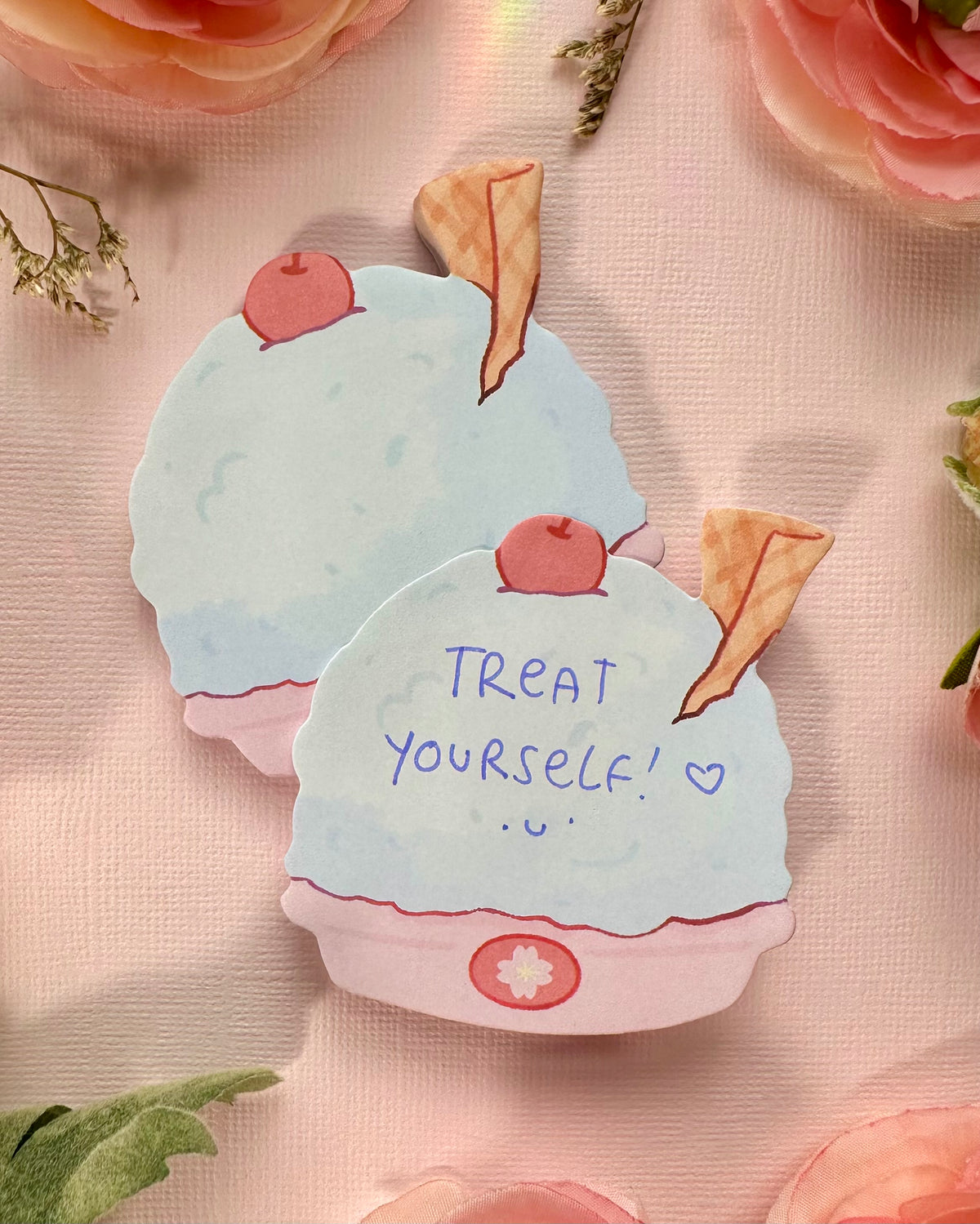 Ice Cream Sticky Notes | Cute stationery