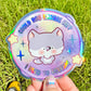 Cute Wolf, Could you excuse me? I need to scream- Vinyl sticker Holographic