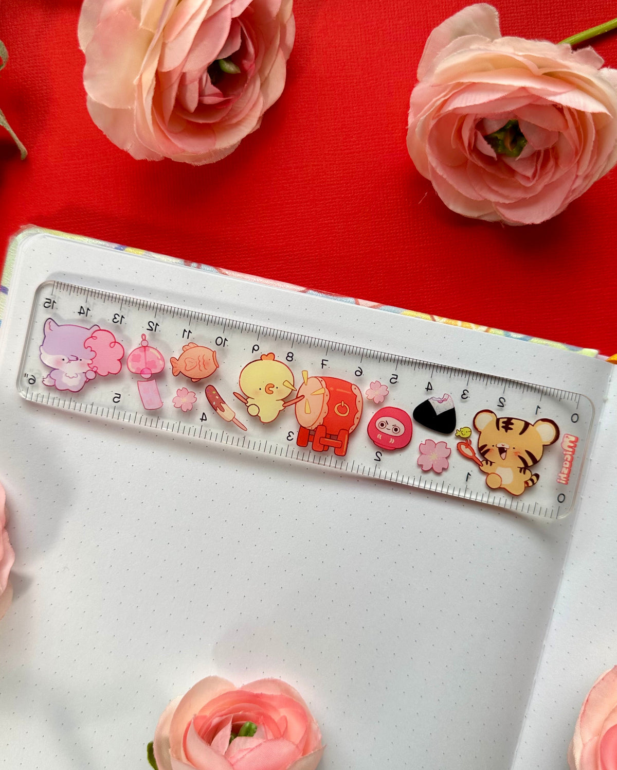 Festival Ruler 6 inches / 15 cm | Cute Stationery