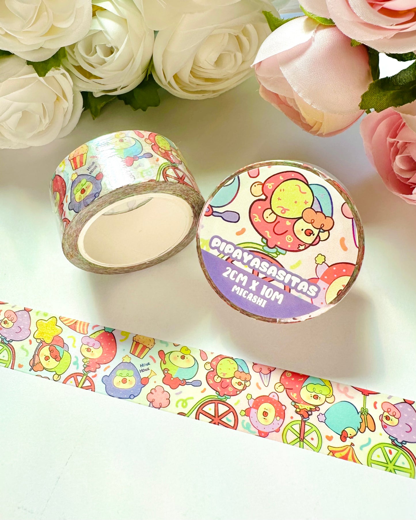 Pipayasas Circus 💛 Pipa Washi Tape