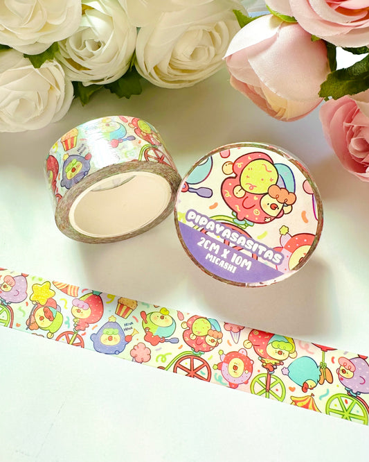 Pipayasas Circus 💛 Pipa Washi Tape