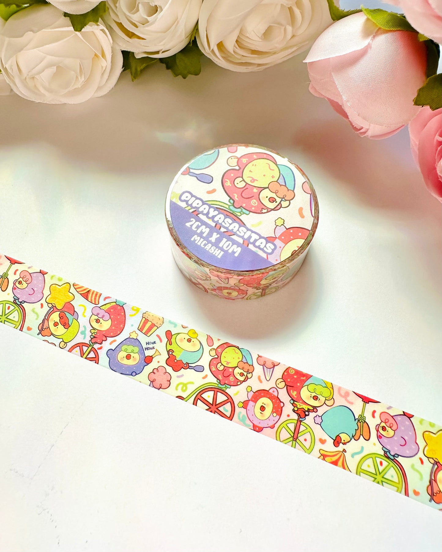 Pipayasas Circus 💛 Pipa Washi Tape