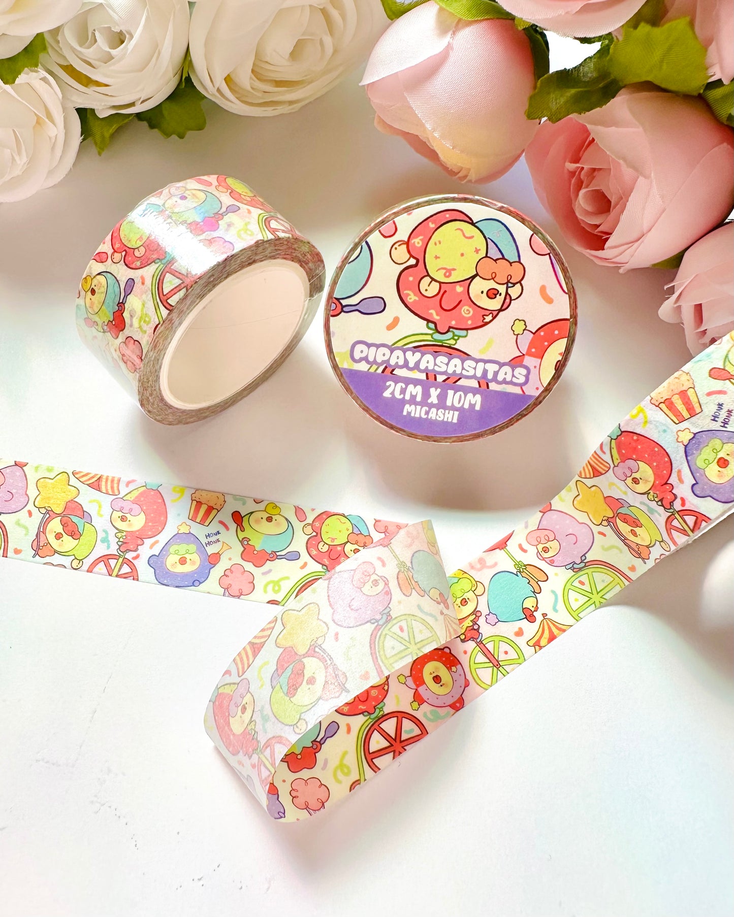 Pipayasas Circus 💛 Pipa Washi Tape
