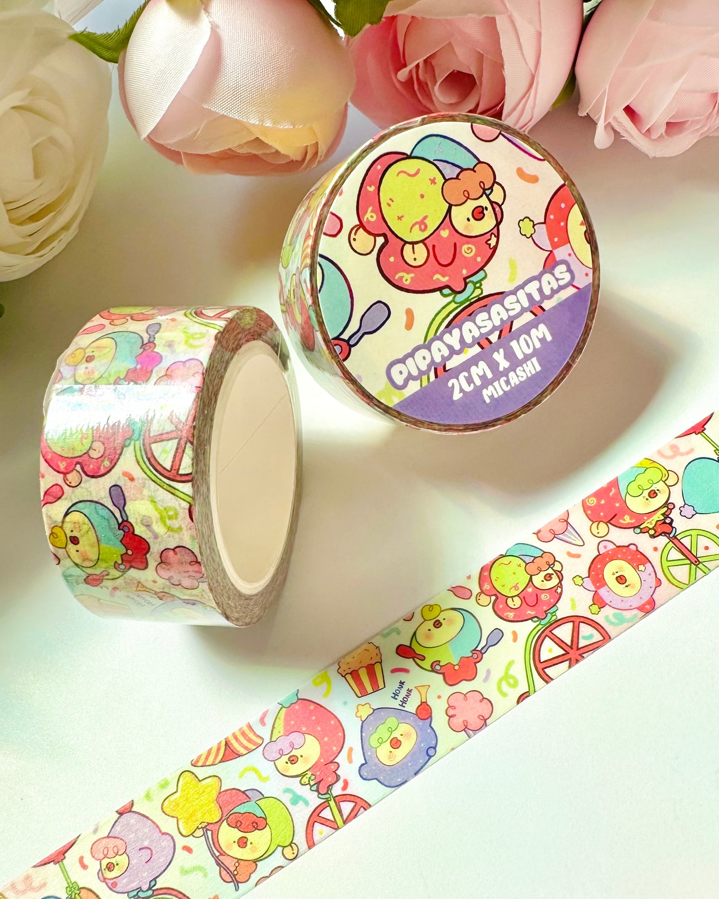 Pipayasas Circus 💛 Pipa Washi Tape
