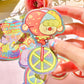Pipayasitas Circus Pipa Vinyl stickers - Glitter Dots Holographic