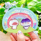 I can't imagine my life without you - Cute  kittens Holographic vinyl Sticker