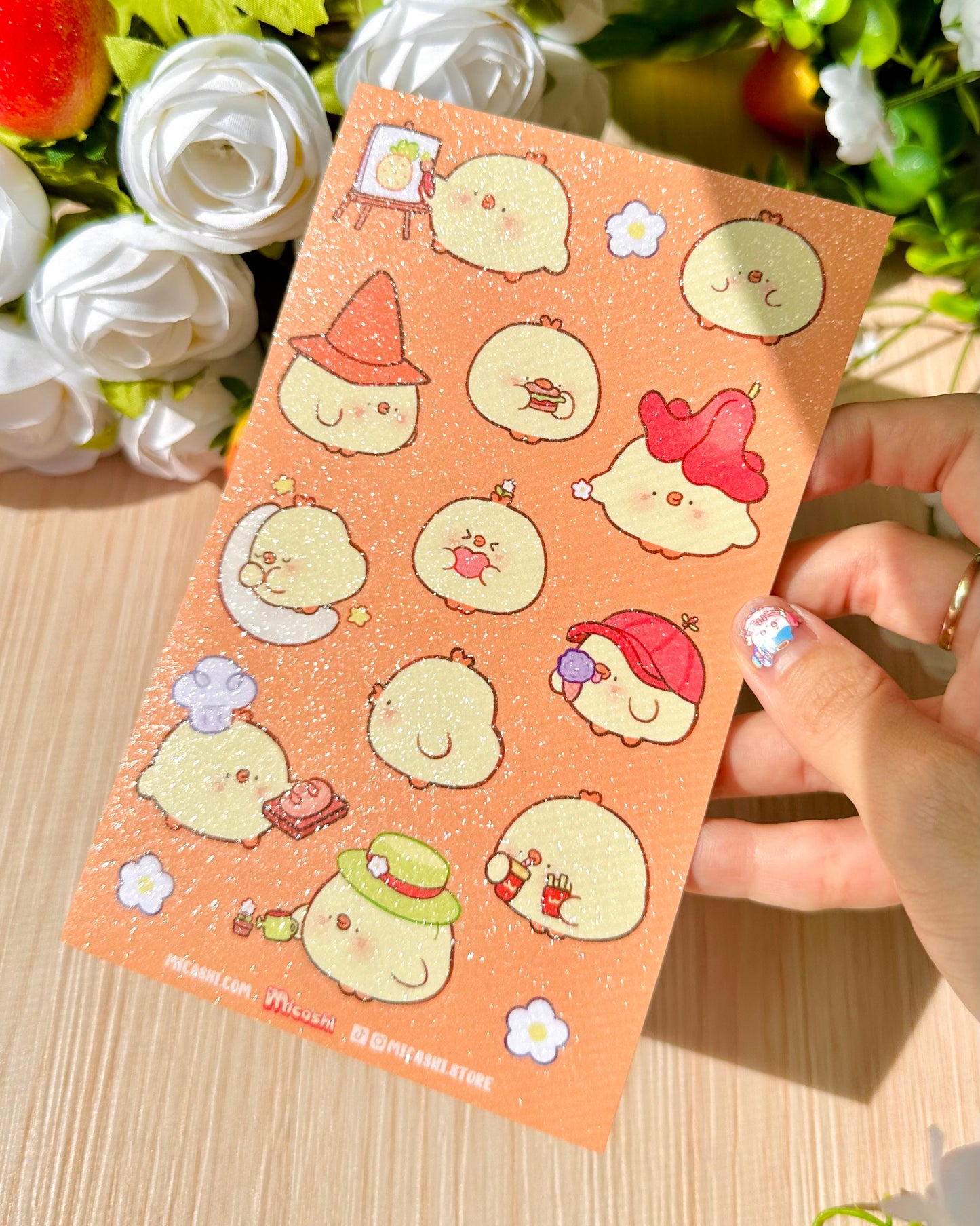 Roundi Pipa 💛 Vinyl Sticker sheet!!