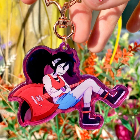Vamp Queen Acrylic Charm 3" Double sided
